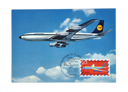���h�C�c�E���t�g�n���U�q��̃��B���e�[�W�|�X�g�J�[�h��Boeing 707 Intercontinental Jet��